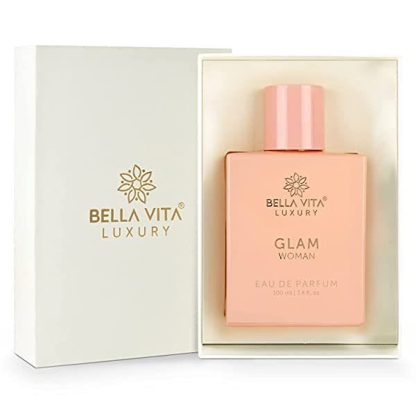 Bella-Vita-Organic-Glam-Perfume-For-Women-Fresh-And-Romantic-100-ml01.jpg Bella Vita Luxury Glam Perfume For Women Fresh And Romantic (100ml) - Image 1