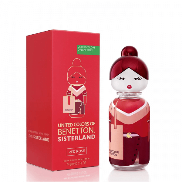benetton-sisterland-red-rose-eau-de-toilette-80-ml.png United Colors Of Benetton Sisterland Red Rose For Women-80ml - Image 1