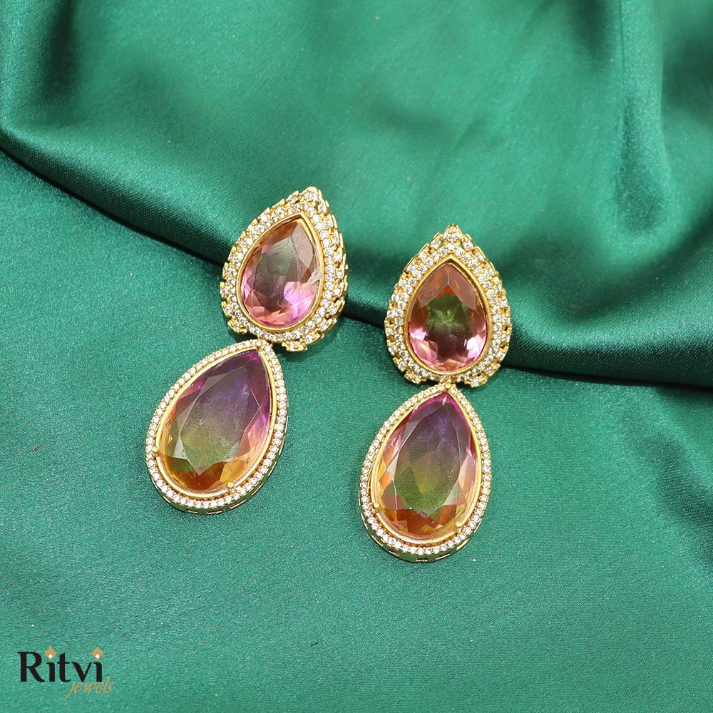 Sara Crystal Fashion Earrings