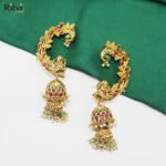 Ritvi Vibha Gold Temple Jhumka - Image 2