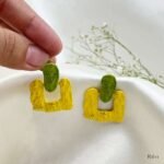 Yellow Ferry Fashion Earrings - Image 2