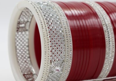 ekantha maroon bridal chura 1 Chura Ceremony
