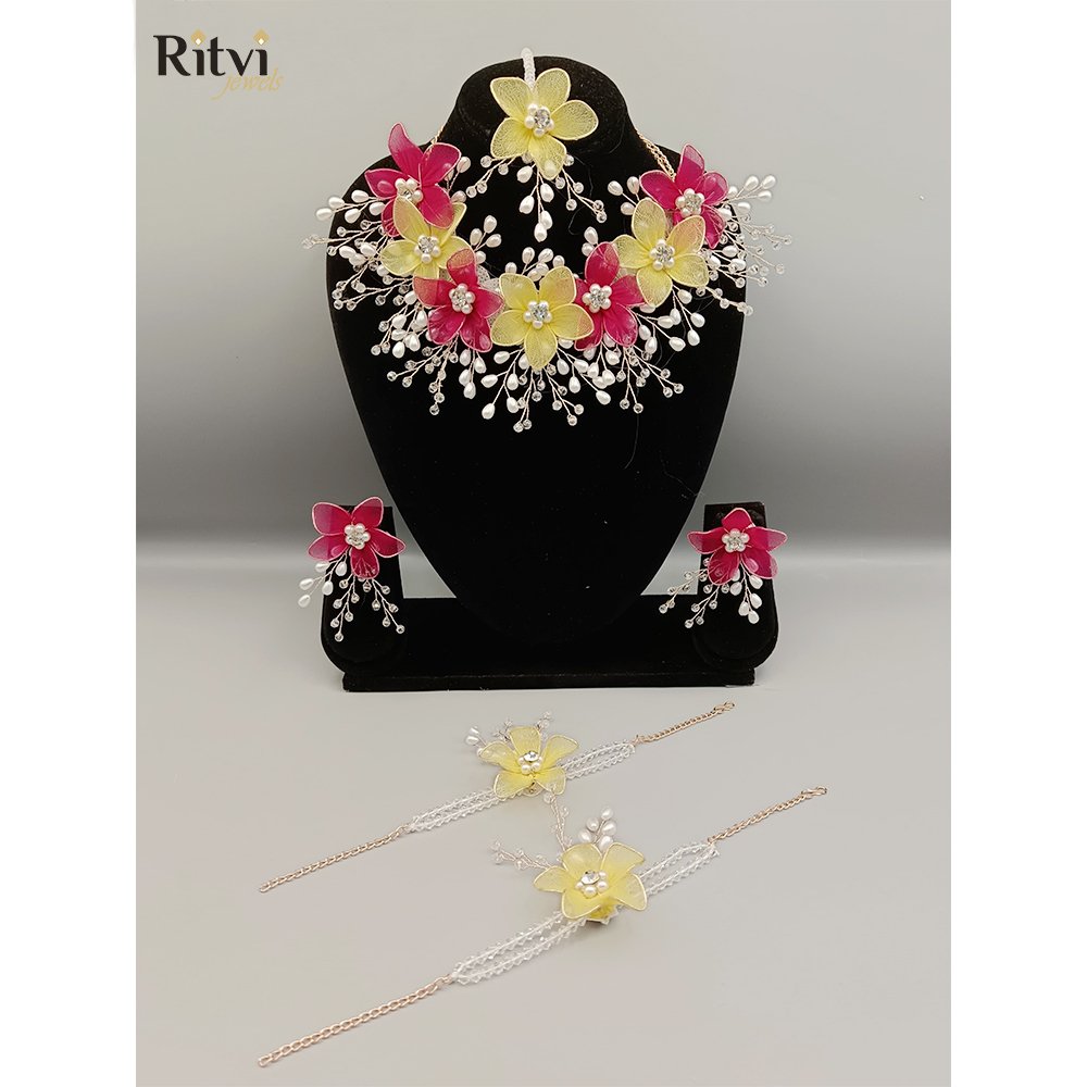Inara floral jewellery set
