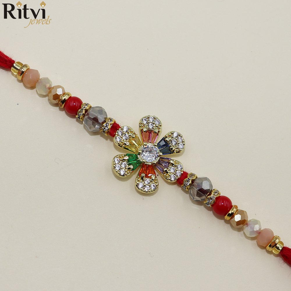 Ritvi Radiant Bloom Rakhi