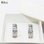 Dhavni silver earrings