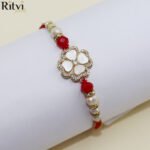 Ritvi Pearl Blossom Rakhi