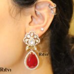 Ruhani Ruby Drop Earrings