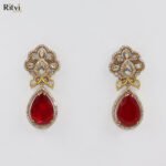 Ruhani Ruby Drop Earrings