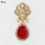 Ruhani Ruby Drop Earrings