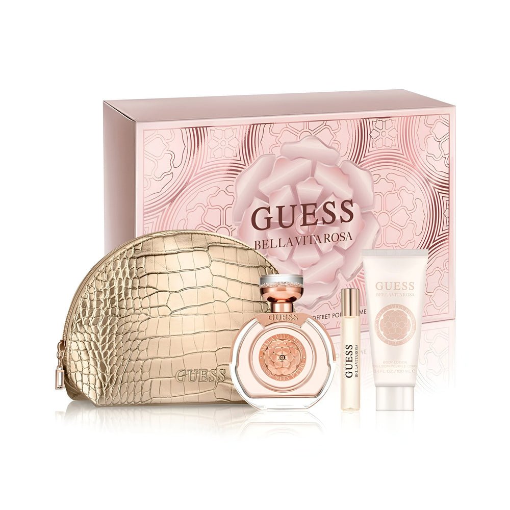 Guess Bella Vita Rosa Gift Set (Eau de Toilette 100ml + 15ml + Body Lotion 100ml + Pouch) 01